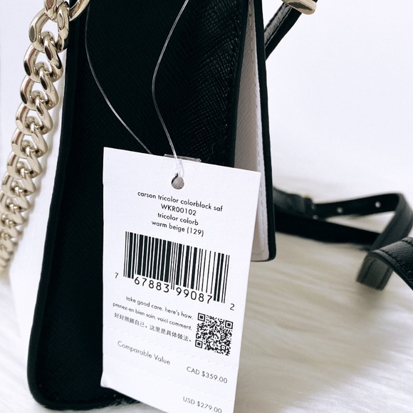 New💃Kate Spade carson colorblock convertible crossbody Bag - Picture 10 of 10
